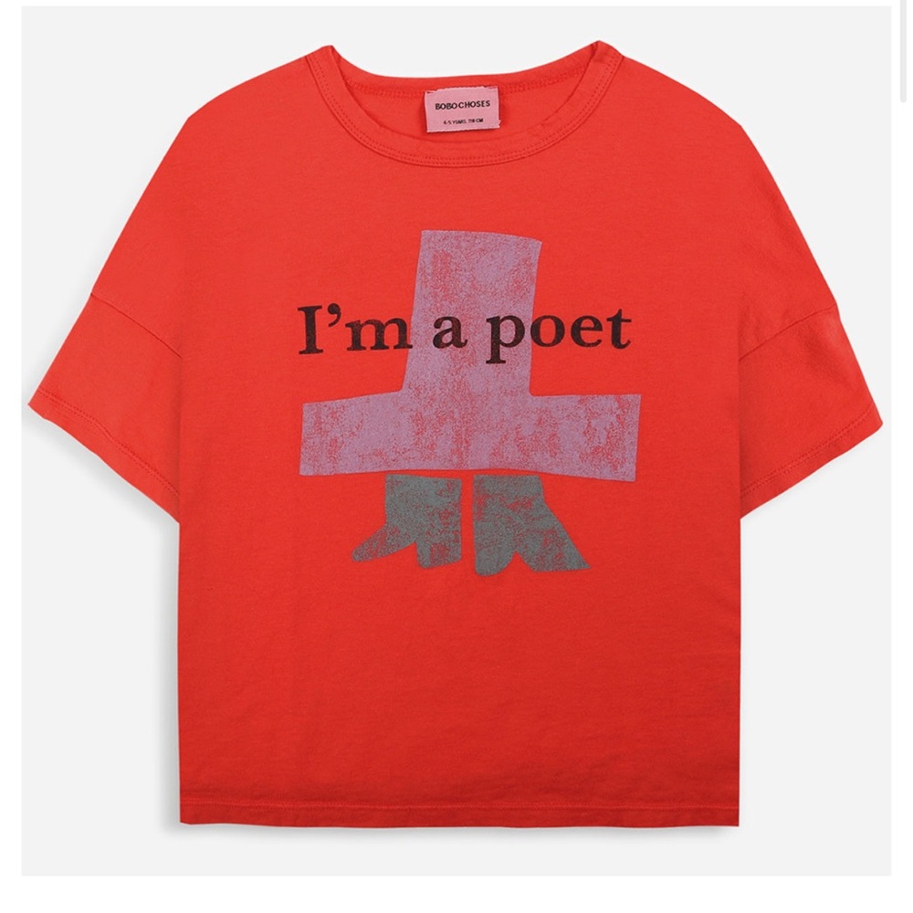 Bobo choses “I’m a poet” shirt